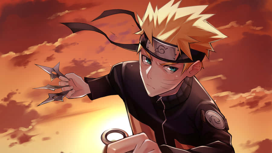 Naruto Uzumaki Unleashed In Colorful 4k Wallpaper. Wallpaper