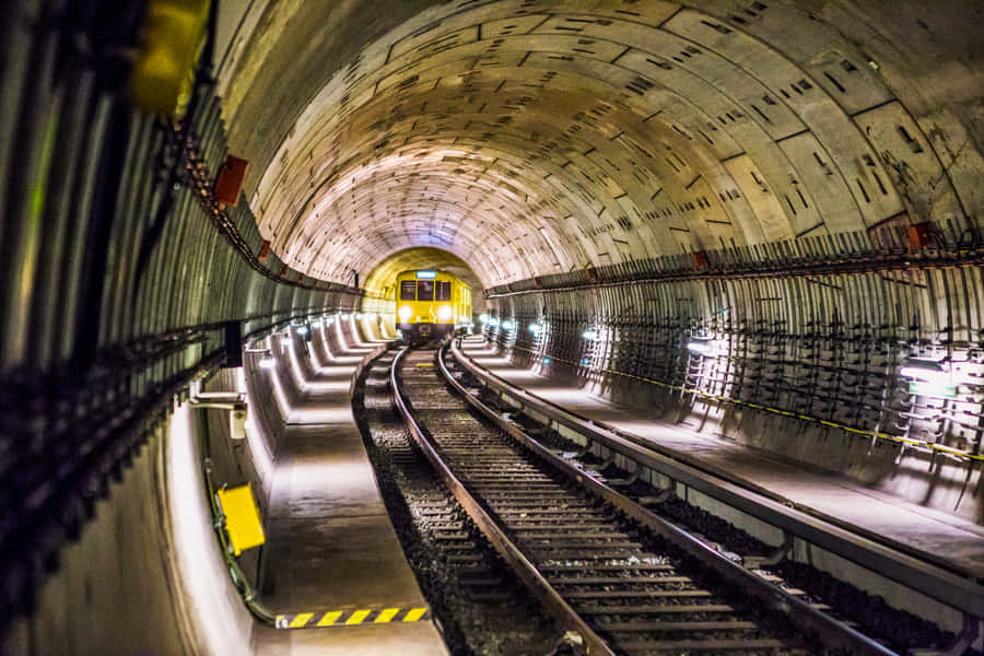 Navigate The City With Metro Public Transportation Wallpaper