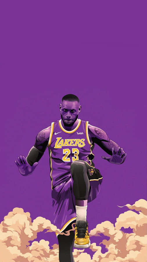 Nba 2k20 Basketball Game Action Wallpaper