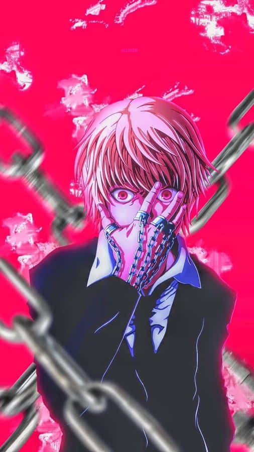 Neon Pink Kurapika Hxh Pfp Wallpaper