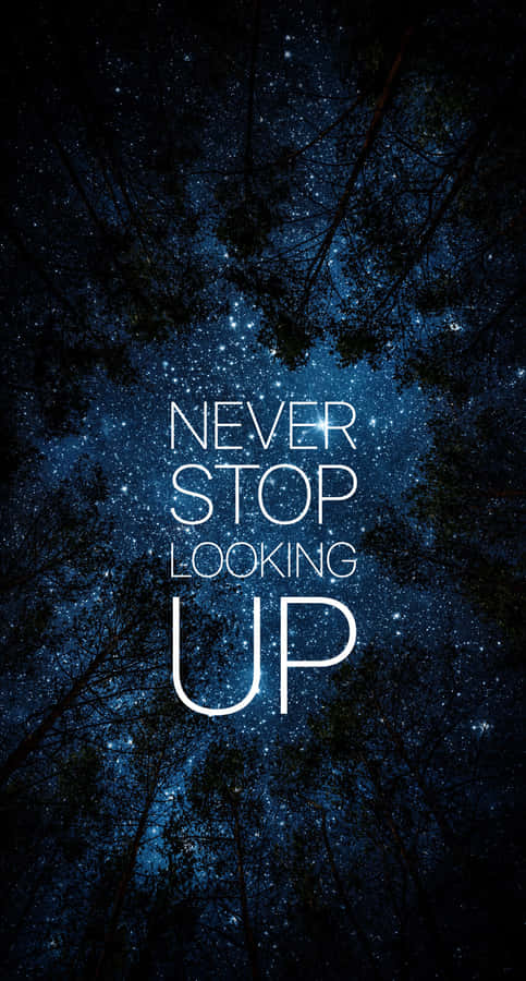 Never Stop Looking Up Wallpaper Wallpaper