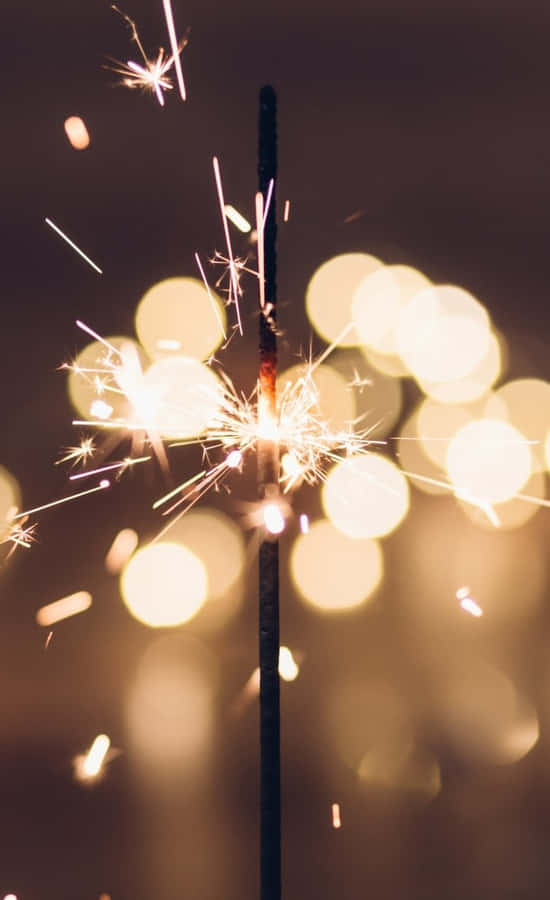New Year Aesthetic Firecracker Wallpaper