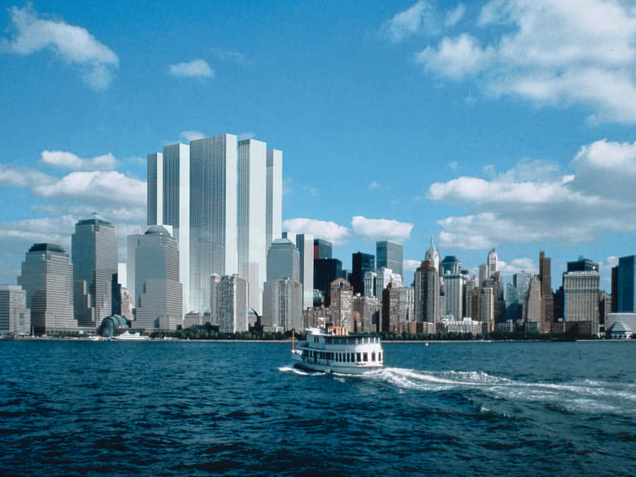 New_ York_ City_ Skyline_ Pre_2001 Wallpaper