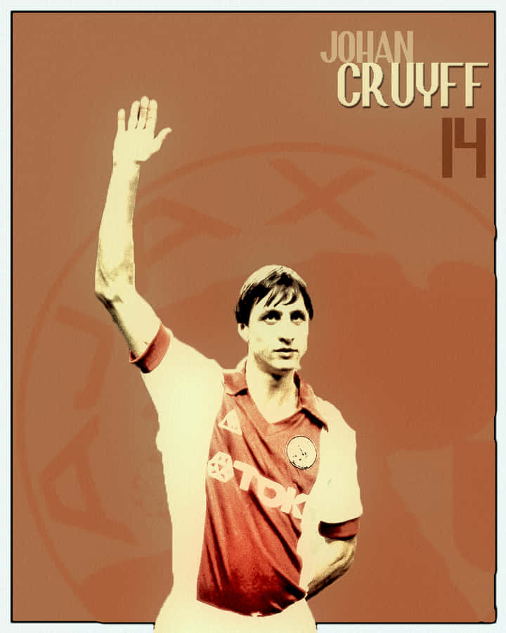 No. 14 Johan Cruyff Poster Card Wallpaper