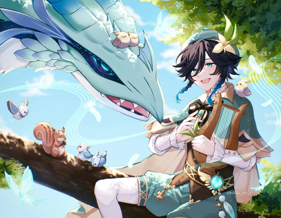 Old Friends Venti Pfp Wallpaper