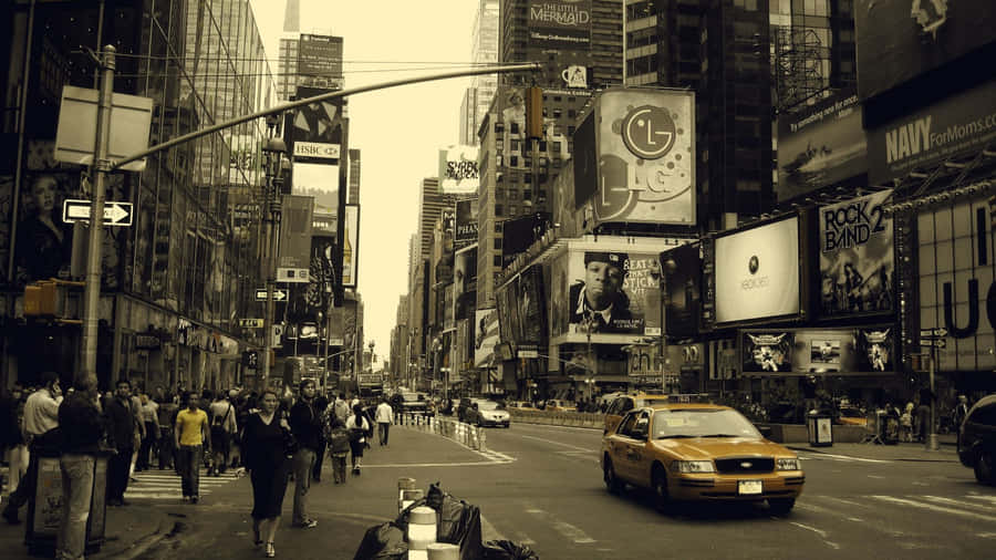 Old New York City Streets Wallpaper