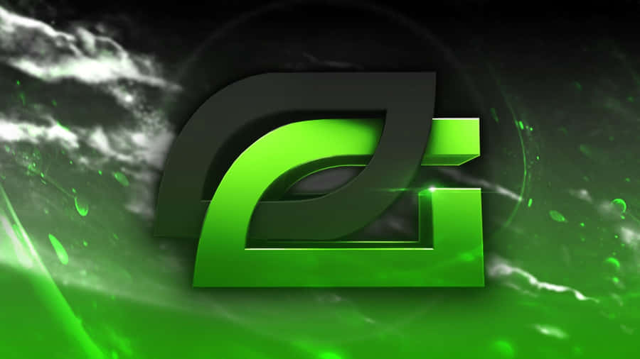 Optic Gaming Logo Green Background Wallpaper