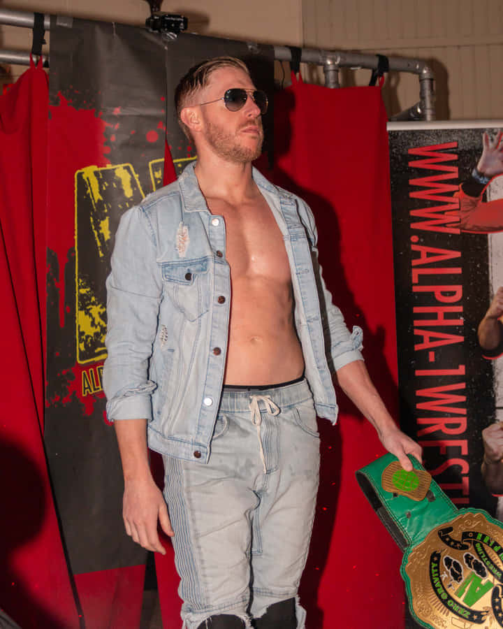 Orange Cassidy In Backstage Wallpaper