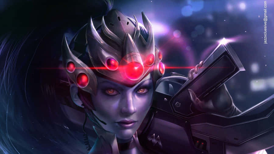 Overwatch Character Widowmaker, Ready To Strike Wallpaper