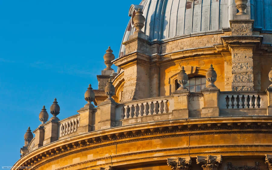 Oxford University Radcliffe Camera Roof Wallpaper