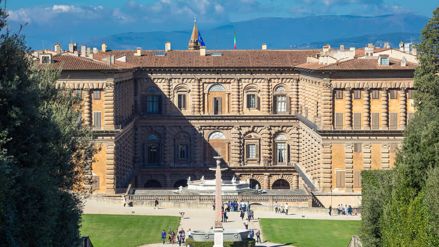 Palazzo Pitti Facade Wallpaper