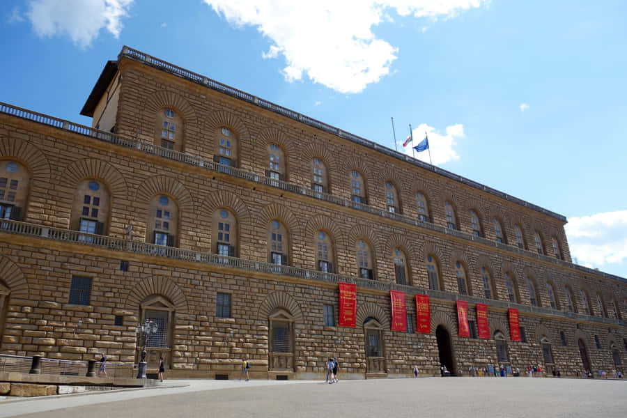 Palazzo Pitti Flag Wallpaper