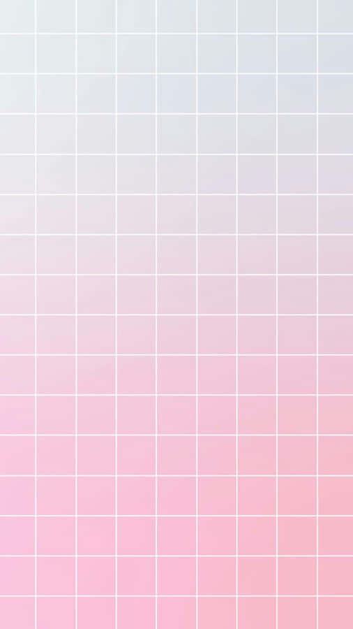 Pastel Aesthetic Grid Pink And Purple Gradient Wallpaper