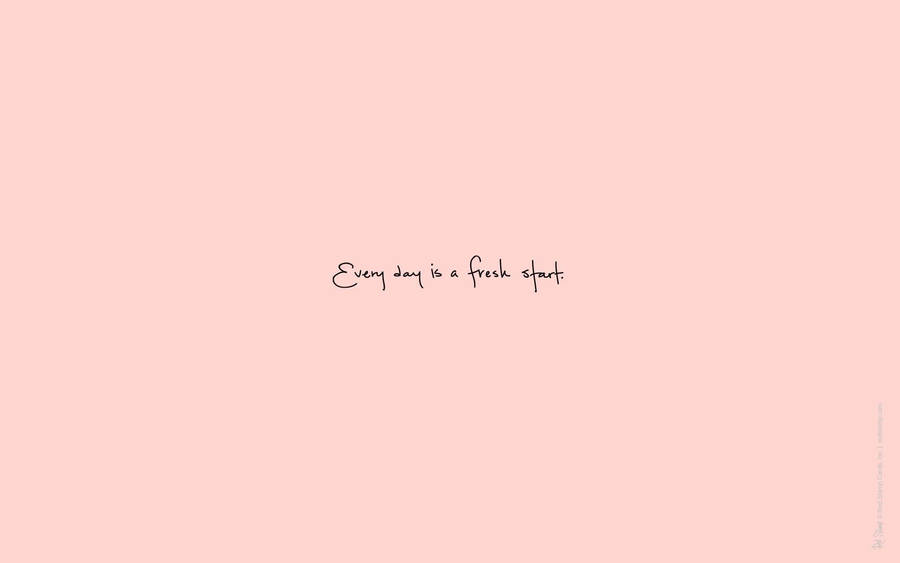 Pastel Pink Aesthetic Quote Wallpaper