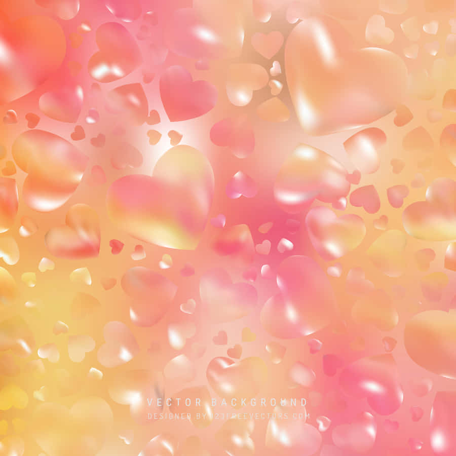 Pastel Shades Come Together In Harmony In This Peaceful Image Of A Pink And Yellow Sky. Wallpaper