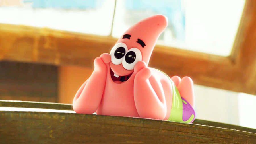 Patrick Big Eyes Aesthetic Spongebob Desktop Wallpaper