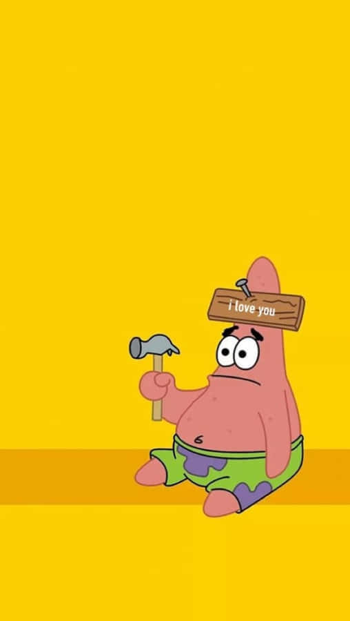 Patrick Star Ily Aesthetic Mood Wallpaper