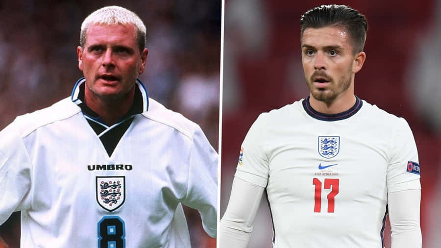 Paul Gascoigne And Jack Grealish Wallpaper
