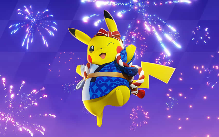 Pikachu Wishes You A Merry Christmas! Wallpaper