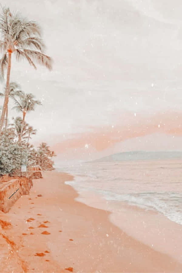 Pink Beach Preppy Pfp For Tiktok Wallpaper