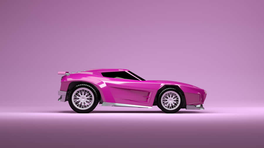 Pink Finish Rocket League 4k Wallpaper