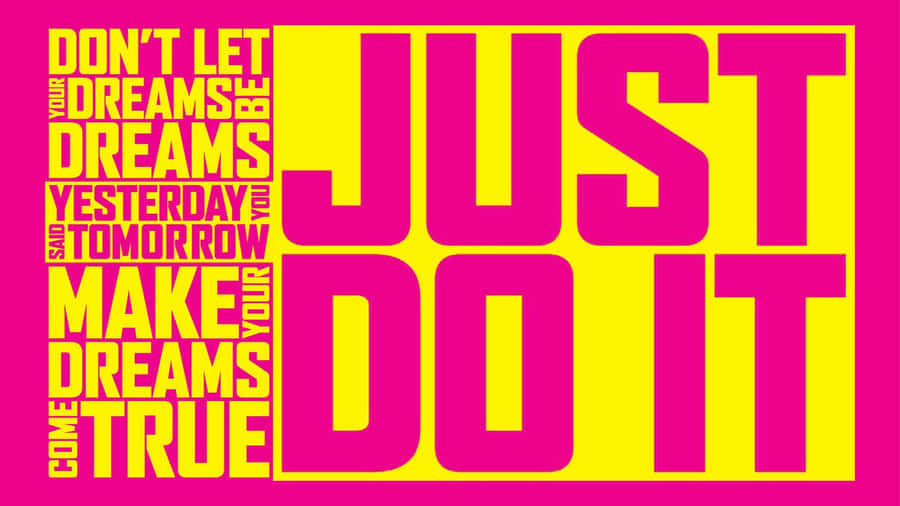 Pink Sports Glove Seizes The Day Wallpaper
