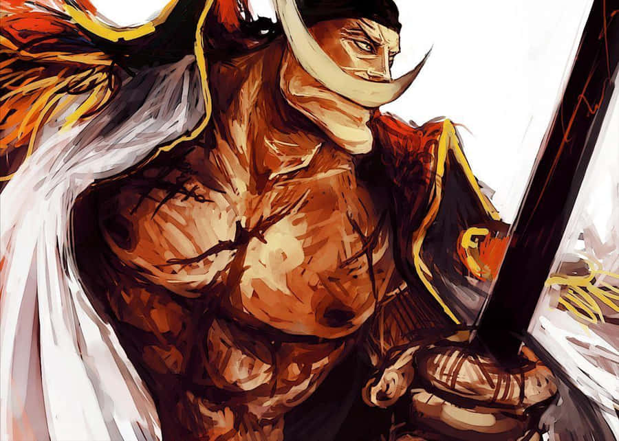 Pirate Captain Whitebeard—heralding A New Age Of Piracy Wallpaper