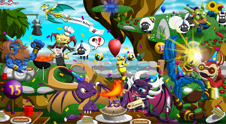 Play - Create - Explore - Assemble Your Dream Team With Skylanders! Wallpaper