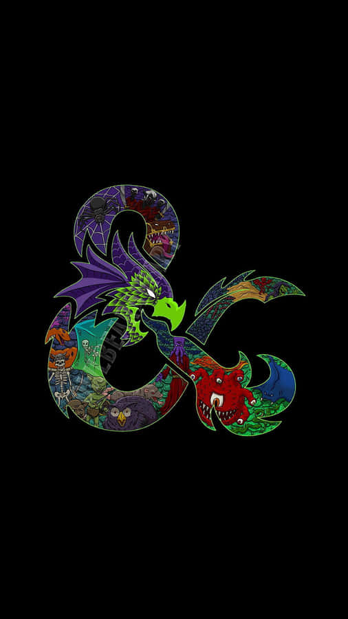 Play Your Favorite Game On Your Dungeons And Dragons Phone Wallpaper