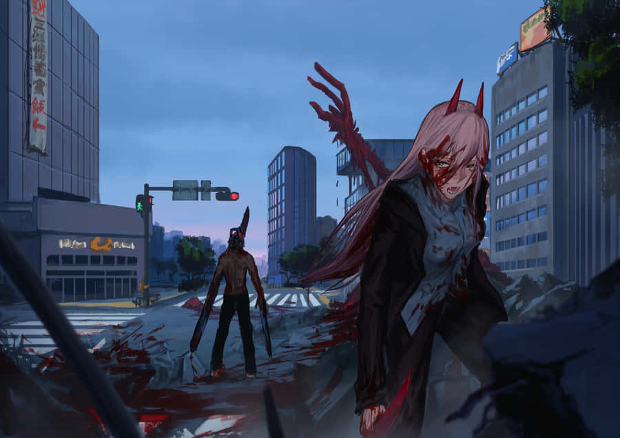 Power And Chainsaw Man Pfp Wallpaper