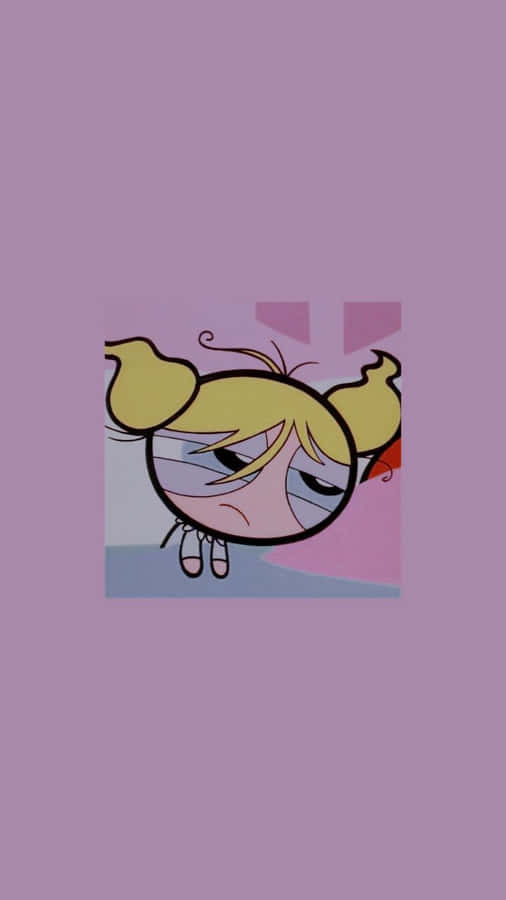 Powerpuff Girls Bubbles Rudely Awakened Wallpaper