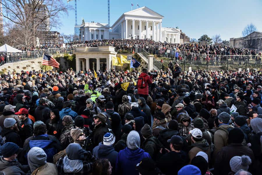 Pro-gun Rally At The Virginia State Capitol Wallpaper