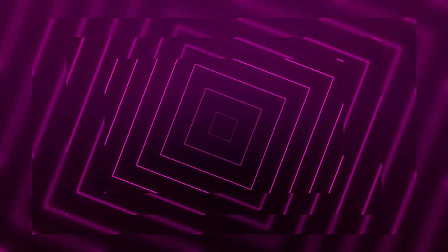 Purple And Black Squares In A Square Pattern Wallpaper