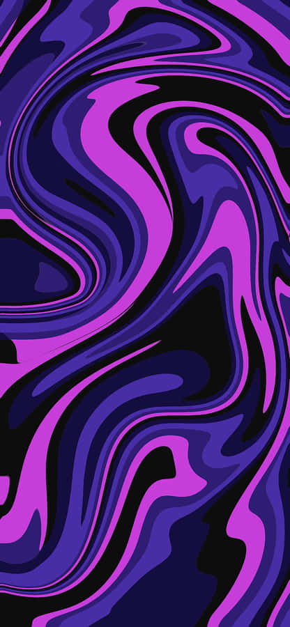 Purple And Black Swirls On A Black Background Wallpaper