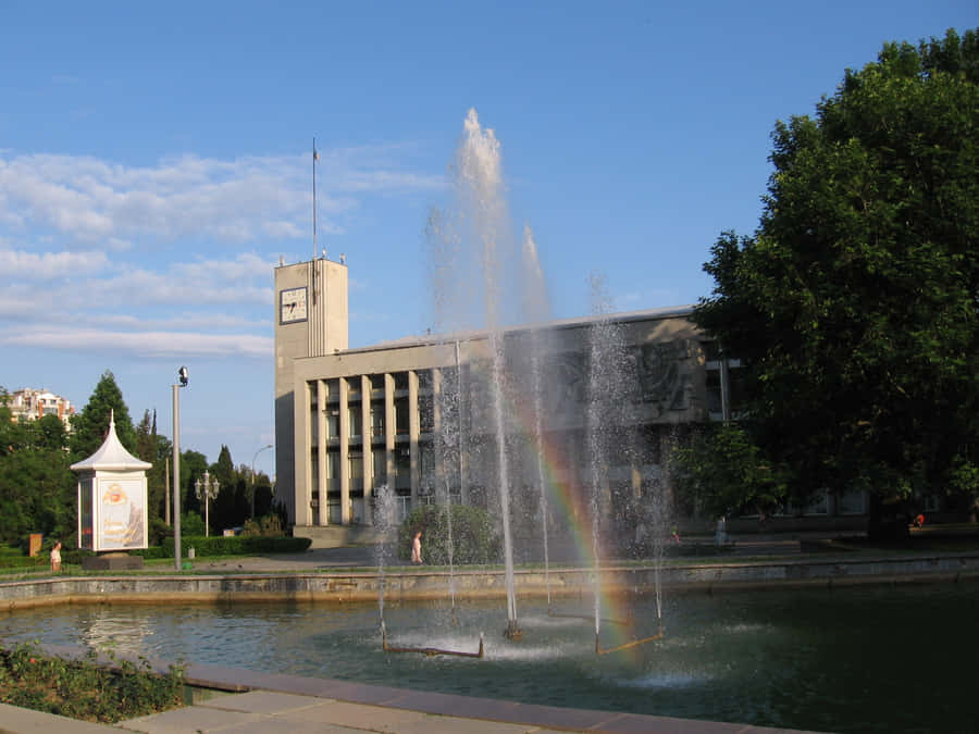 Rainbows In Yalta Wallpaper
