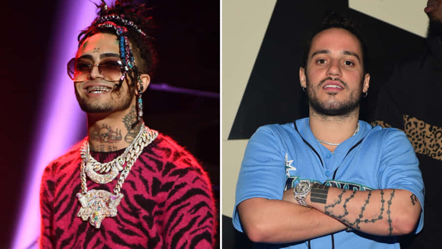 Rapper Lil Pump Bringing The Energy Of Rap To The Stage Wallpaper