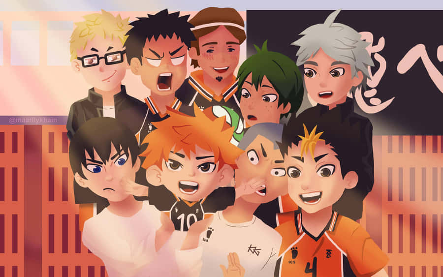 Reach The Top With Karasuno! Wallpaper
