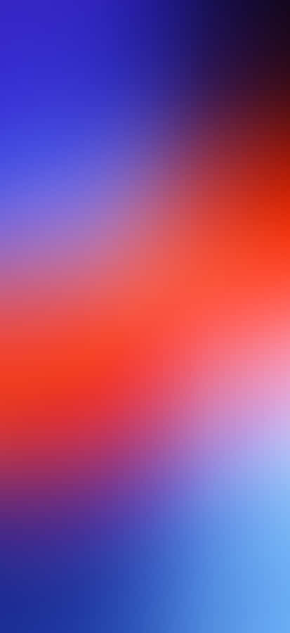 Red And Blue Blurred For Iphone Wallpaper