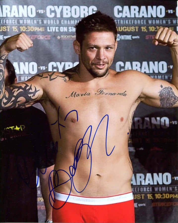 Renato Sobral During 2009 Weigh-in Event Wallpaper