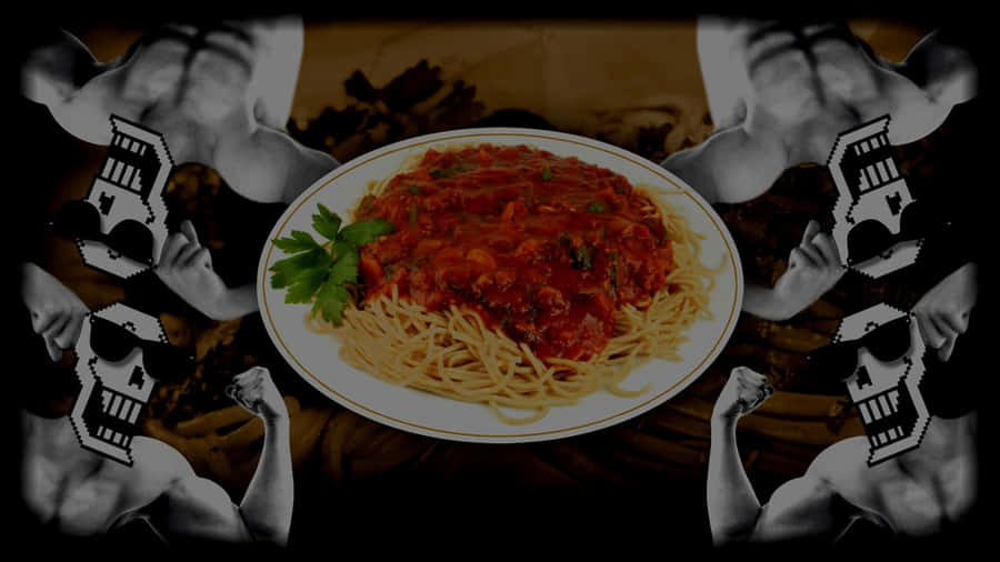Representation Of Spaghetti Wallpaper