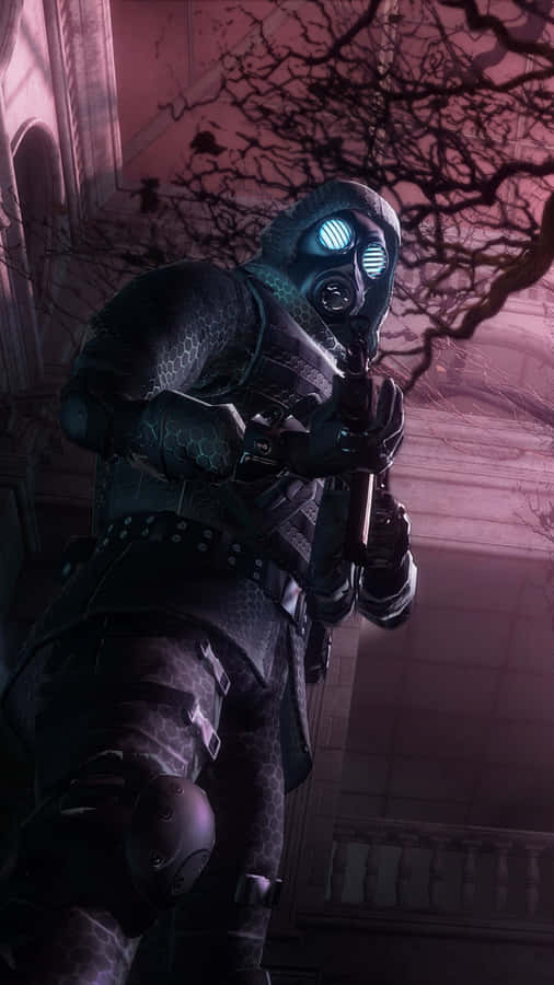 Resident Evil Iphone Soldier Under Tree Wallpaper