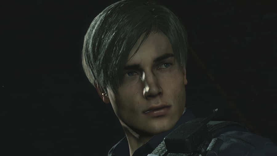 Resident Evil2 Remake Leon Close Up Wallpaper
