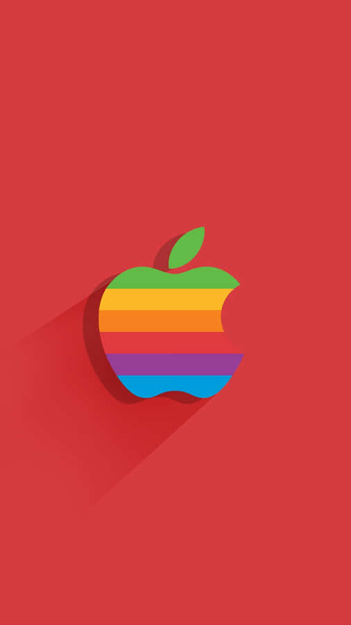 Retro Apple Logo 1080 X 1920 Wallpaper