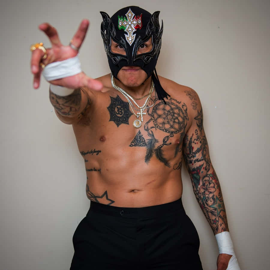 Rey Fenix Grabbing Poster Wallpaper