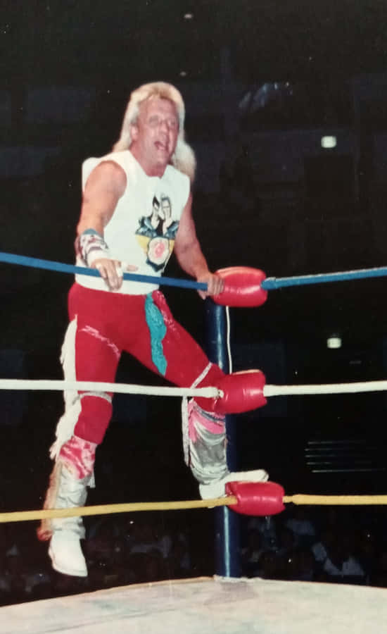 Ricky Morton Wrestling Match Action Wallpaper