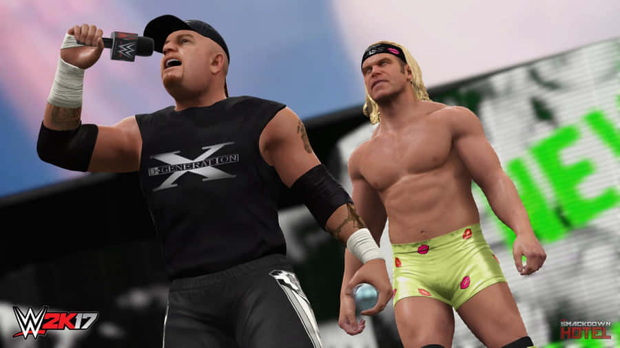 Road Dogg In Action In Wwe 2k17 Game. Wallpaper