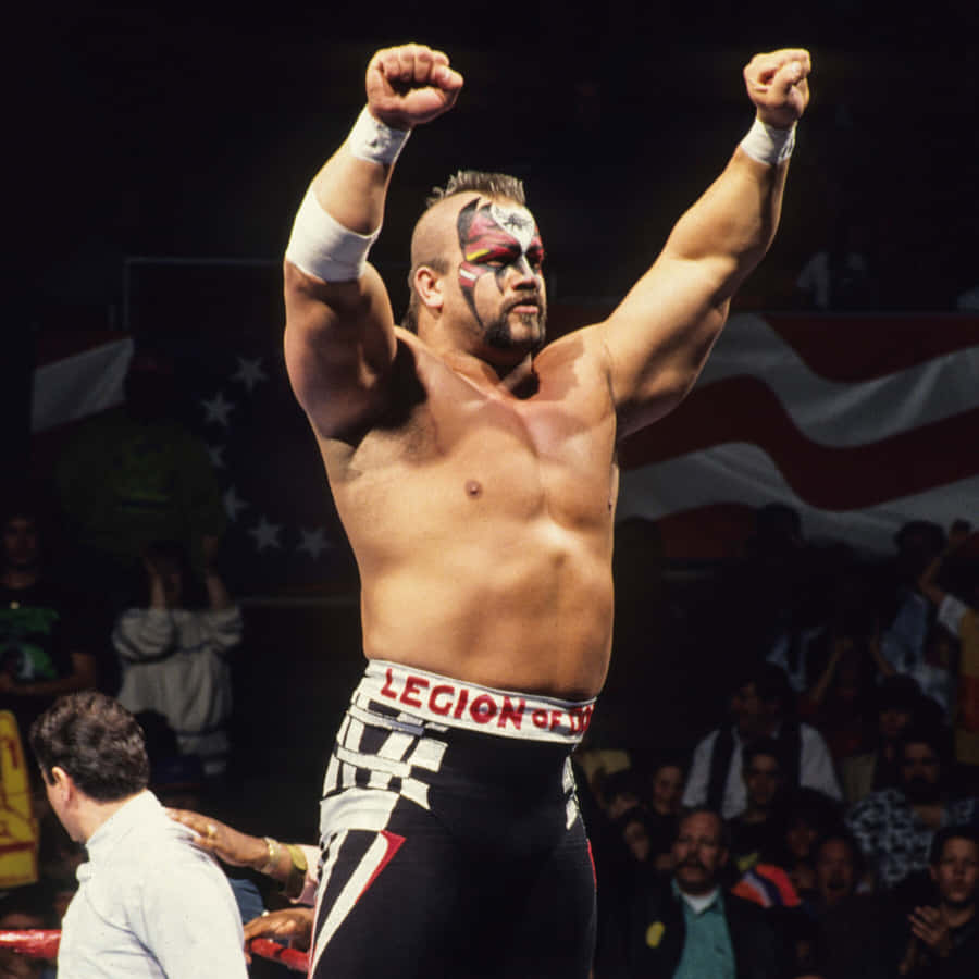 Road Warrior Hawk Wwf Wrestling Legend Wallpaper