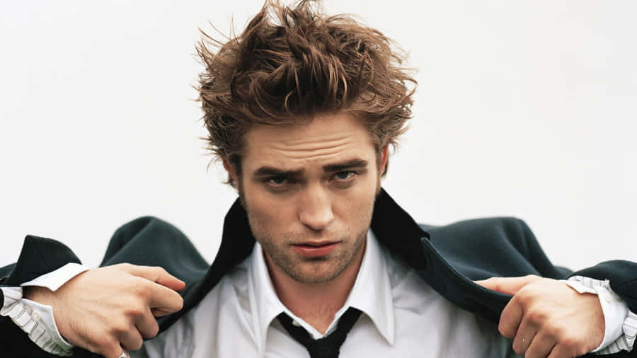 Robert Pattinson White Man Actor Wallpaper