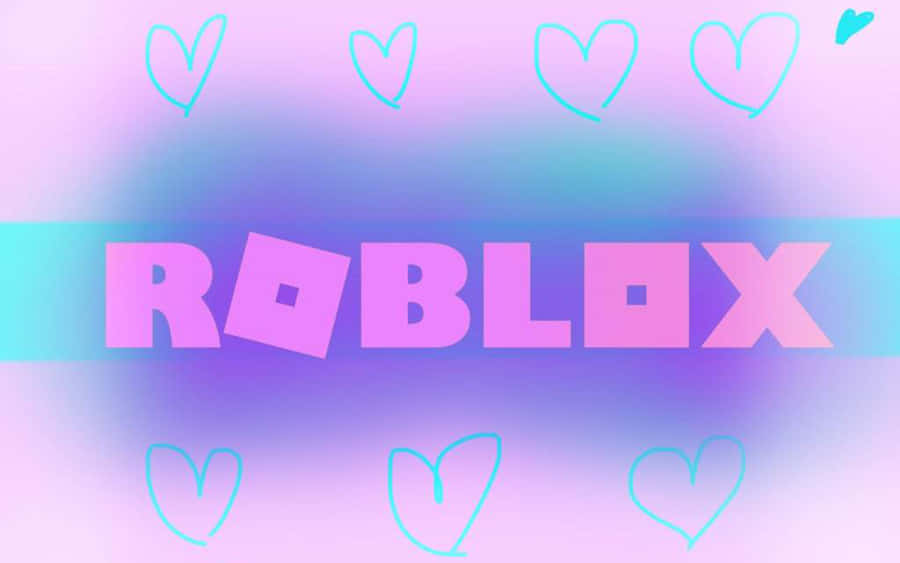 Roblox Hearts Gradient Background Wallpaper