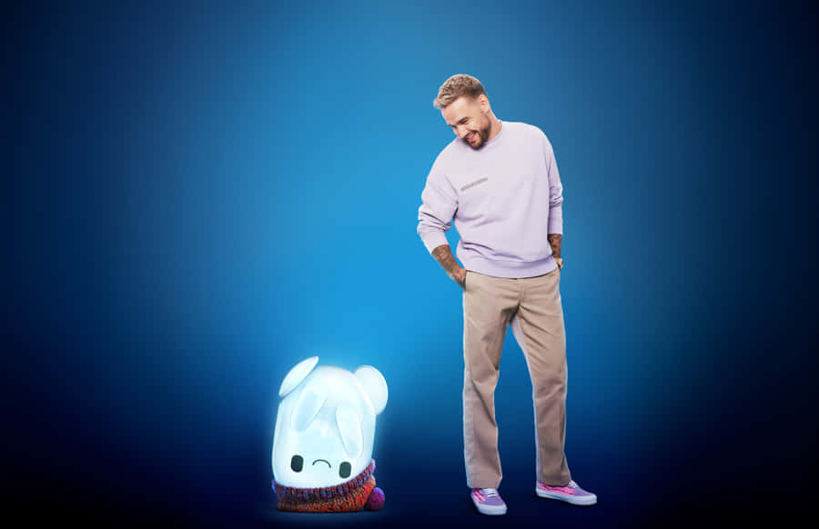 Rons Gone Wrong Adult Looking At Robot Wallpaper